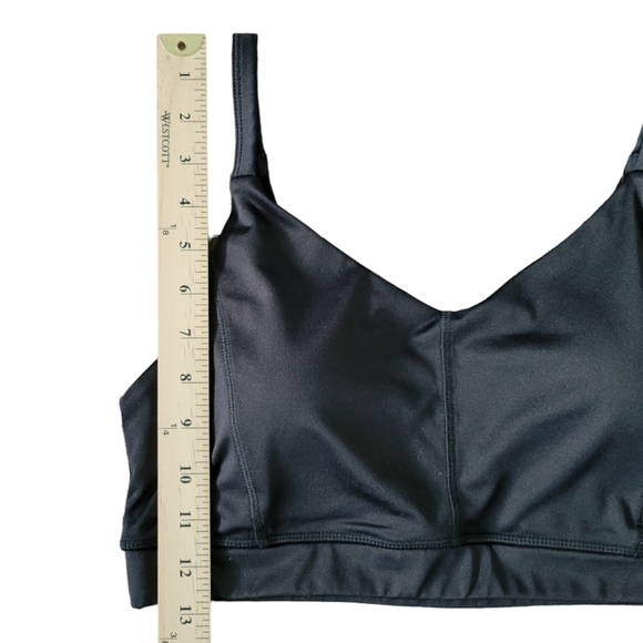 Athletic Works Women's Core Active Lattice-Back Cami Sports Bra Size L Black - Picture 9 of 9
